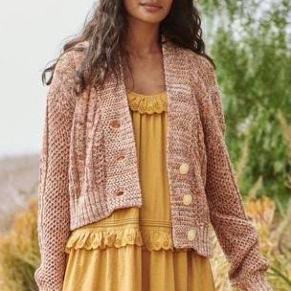 Barely Worn! "Montana" Cropped Cardigan by THE GREAT. - Picture 9 of 11